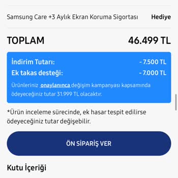 Samsung Ön Sipariş Ek Takas Desteği Adı Altında İnsanları Yanıltıyor