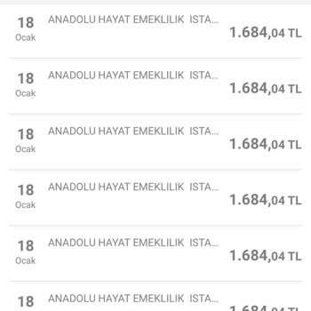 Anadolu Hayat Emeklilik Mükerrer Ödeme İadesi