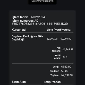 Udemy Hesap Çalınması Ve İşlem Yapılması