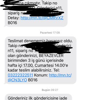 MNG Kargo Zaman Dolmadan İade Ediyor