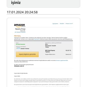Amazon İndirim Kuponu Ve Sipariş İptali