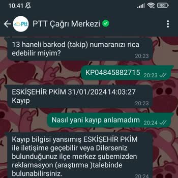 PTT Kargo Kayıp Tazminat Sorumsuzluk