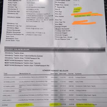 PTT Kargo PTT (kargo Teslim Etme Sorunu)