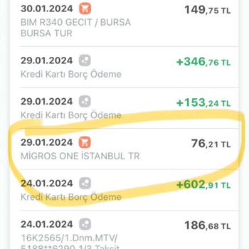Migros Sanal Market Müşteriye Ait Ücreti Ödemiyor