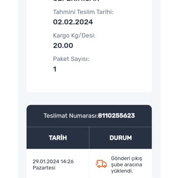 Aras Kargo Kargo Teslimatı Olmuyor