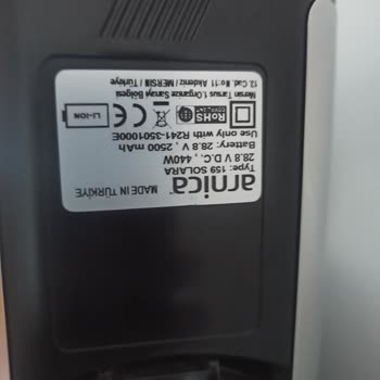 Arnica Dikey Süpürge Şarjlı