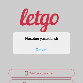 Letgo Hesap Askıya Alındı