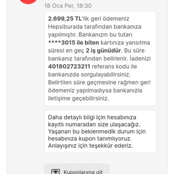 Hepsiburada Talebimi Ciddiye Almadan Kapadı