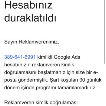 Google Ads Doğrulama Sürecindeki Sorunlar