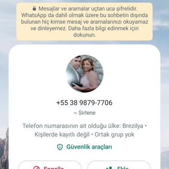 WhatsApp Şüpheli İşlem Bildirimi