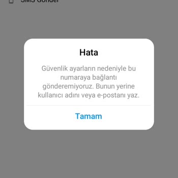 Instagram Hesabımın Güvenlik Sorunu