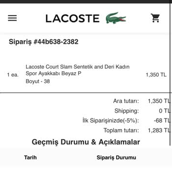 Lacoste Türkiye Sitesi Güvenilir Değil