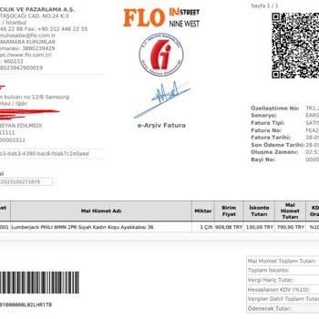 FLO Ayakkabı FLO Garanti Kapsamına Uymuyor