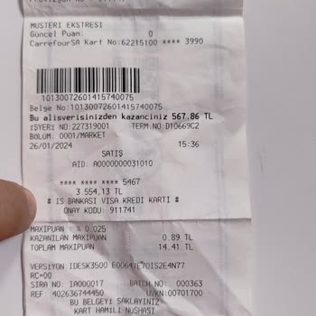 Carrefour SA Çalışanı Puanımı Kendine Yükledi