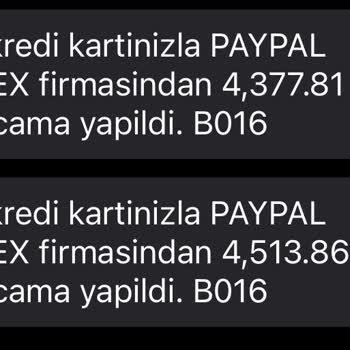 Enpara - Farmasi Mex Habersiz Kredi Kartı Çekim İşlemi