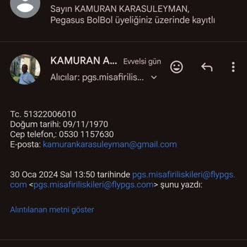 Pegasus 3 Mail 3 Telefon, Ama Fatura Hala Yok.