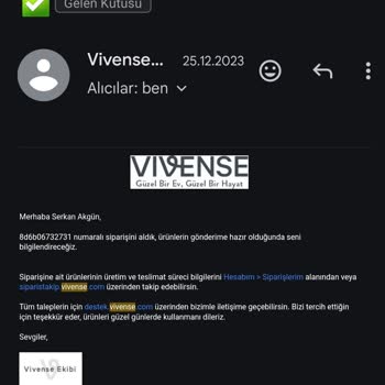 Vivense 2. Taksiti Biten Ürün Ortada Yok