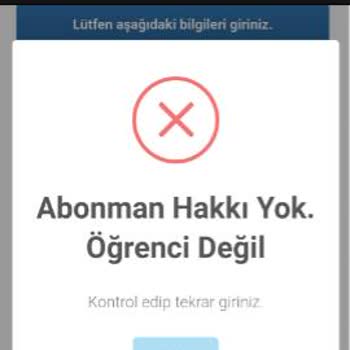 EGO Genel Müdürlüğü EGO Kartında Abonman Yapılamıyor.