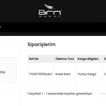Brn Motor Siparişim Ne Geliyor Ne De Firmaya Ulaşılamıyor