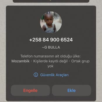 WhatsApp Gelen Mesaj