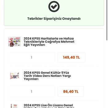 YKMkitap YKM Kitap Kargo Süreci