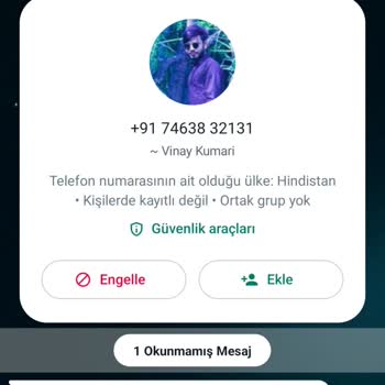 WhatsApp Jay Yeni Hesap