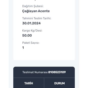 Sürat Kargo Yerel Kargo Şubesi Dağıtım Sorunları