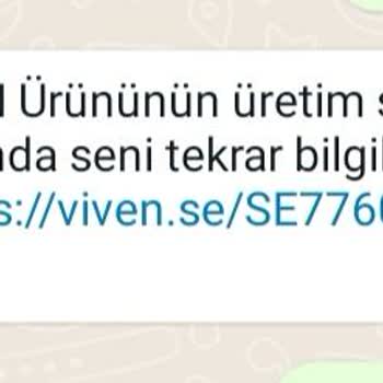 Vivense 1 Ay Sonra Siparişi İptal Etti.