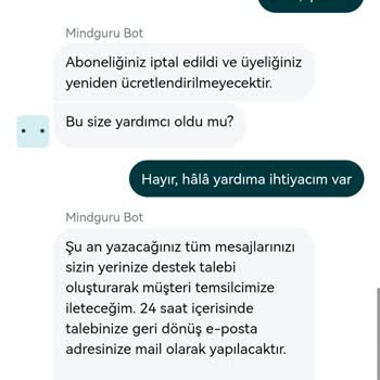 Mindguru Para İadesi Ve Abonelik İptali