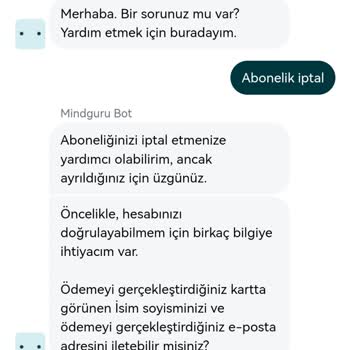 Mindguru Para İadesi Ve Abonelik İptali