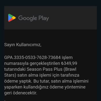 Brawl Stars Paramı İade Etmiyor.