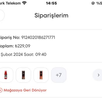 A101 Gelmeyen Ancak Parası Alınan Sipariş.