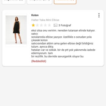 Trendyol Kötü Yorumları Yayınlamıyor