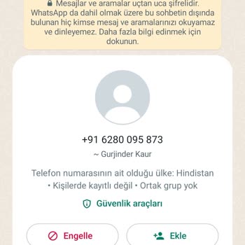 Tether Yabancı Numara Şikayet