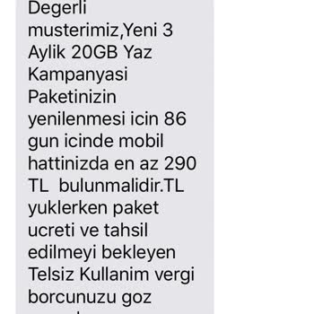 Türk Telekom Paket Fiyat Değişikliği Bilgilendirilmemesi