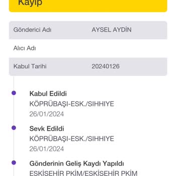 PTT Kargo Kamyonu Yandığı Söylenerek Kargomu Kaybettiler