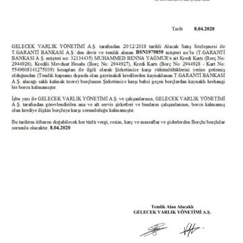 Garanti Bankası'na Olan Borcumu Ödediğim Halde Borçlu Gözüküyorum