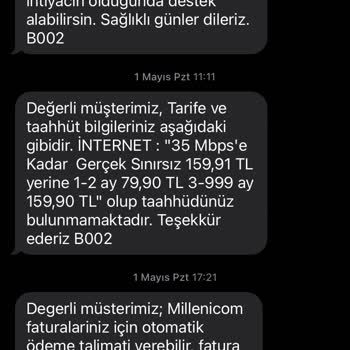 Millenicom'un Aylık Zamanları Sizi Şaşırtacak Ve Muhatap Yok