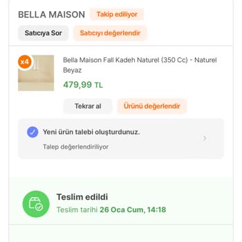 Bella Maison Ve Sürekli Yanlış Ürün Göndermesi