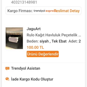 Valor Tasarım Hatam Olmadığı Halde Bende Kesilen Kargo Ücreti