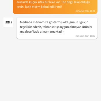 Trendyol Hatalı Ekran Koruyucu Gönderildi, İade Alınmıyor.