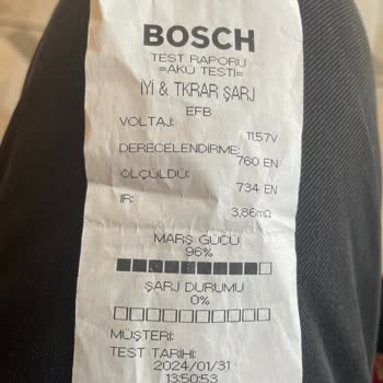 Varta Akü 70 Amper Efb Bozuk Çıktı