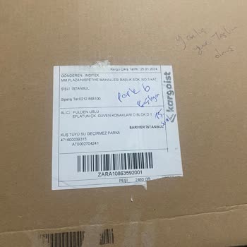 Kargoist Kağıthane Zara Teslim Etmediği Kargoyu Teslim Edildi Gösterdi