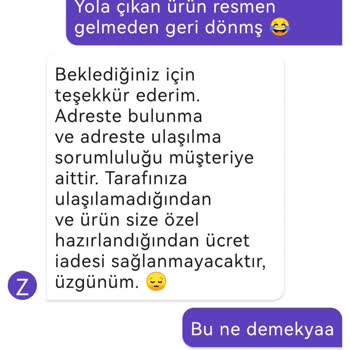 GetirYemek Gönderim Gelmedi İade Yapılmadı