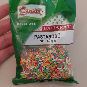 Çınar Baharat Çınar Pasta Süsü Bayatlamış Olarak Paketlenmiş