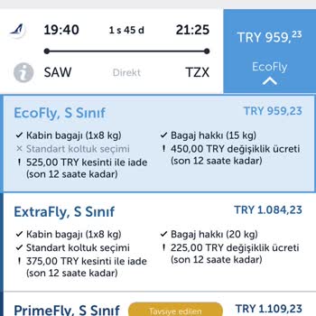THY Gazi Eşiyim Bilet Alamıyorum