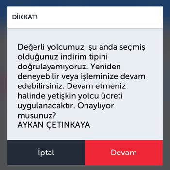THY Gazi Eşiyim Bilet Alamıyorum
