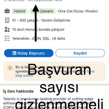 Linkedin'de İş İlanlarına Başvuru Sayısı Gizlenmesin!