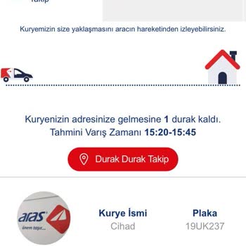 Aras Kargo Gün İçinde Söylediği Zamanda Kargoyu Teslim Etmiyor