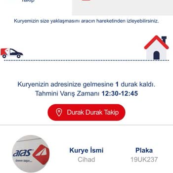 Aras Kargo Gün İçinde Söylediği Zamanda Kargoyu Teslim Etmiyor